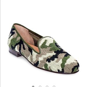 Stubbs and Wootton Camo Needlepoint Slippers